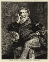 Pintores en sus estudios, I, Sir Frederick Leighton, PRA